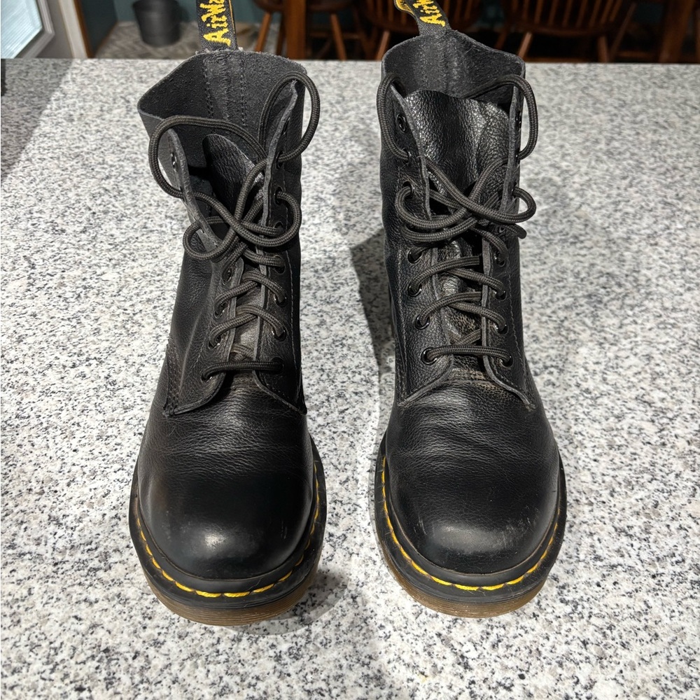 Dr. Martens Black Leather Boots
